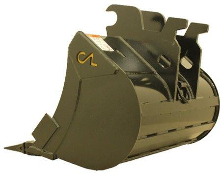John Deere Excavator Bucket 24" with Weld on Teeth - Image 2