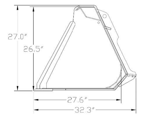 74" General Purpose Severe Xtreme Duty Agricultural Bucket - Image 2