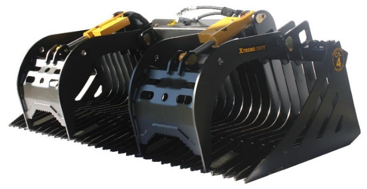 82" Skeleton Bucket with Grapple